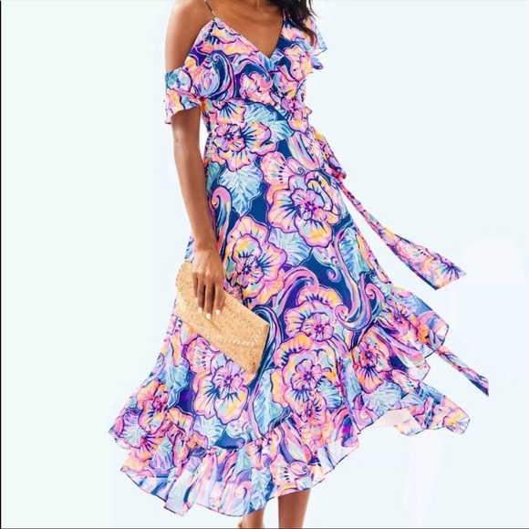 Lilly Pulitzer Dresses & Skirts - Lilly Pulitzer MARIANNA Dress Nauti Navy Boho Bateau Small NWT